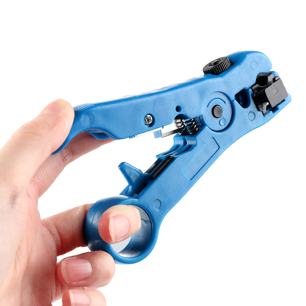 Cutter Striper For UTP/STP RG59 RG6 RG7 RG11 Multi-functional Electric Stripping Knife Pliers Tools  Coaxial Cable Wire Pliers