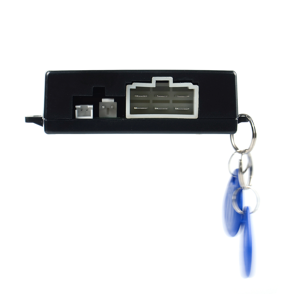 Lock Ignition Switch Keyless Entry Starter Antitheft System Car Alarm One Start Stop Engine Starline Push Button RFID
