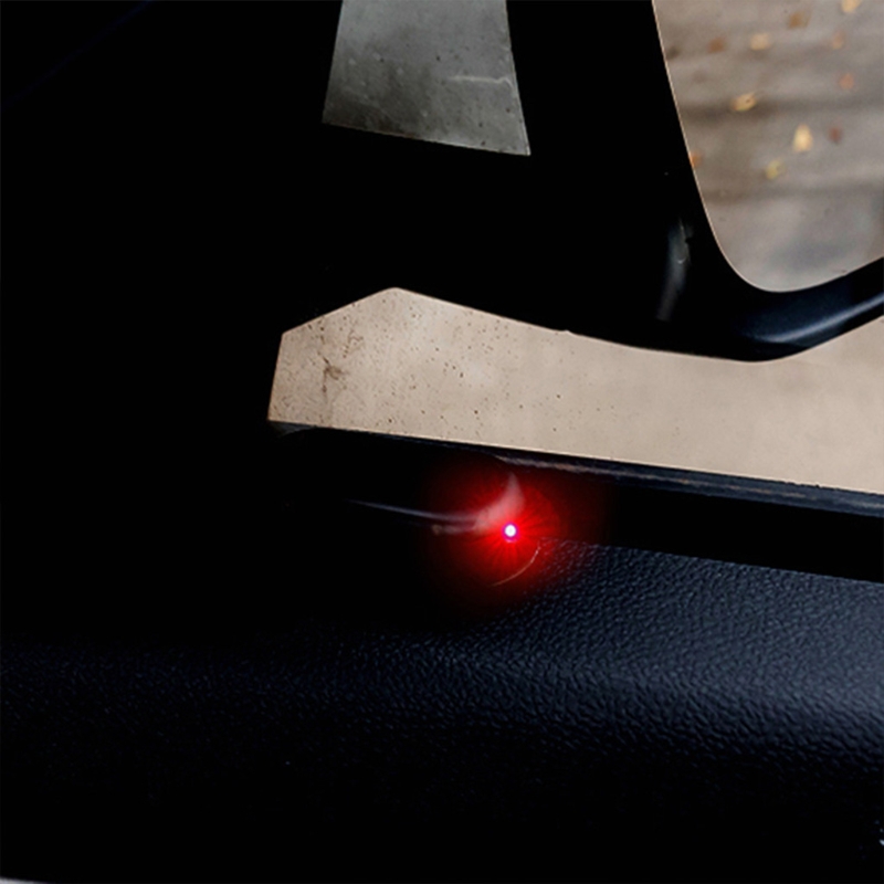 2pcs Flash Blinking Lamp,LED Flashing Security Light, Blue Solar Powered Car Alarm System Vehicle LED Light Anti-Theft