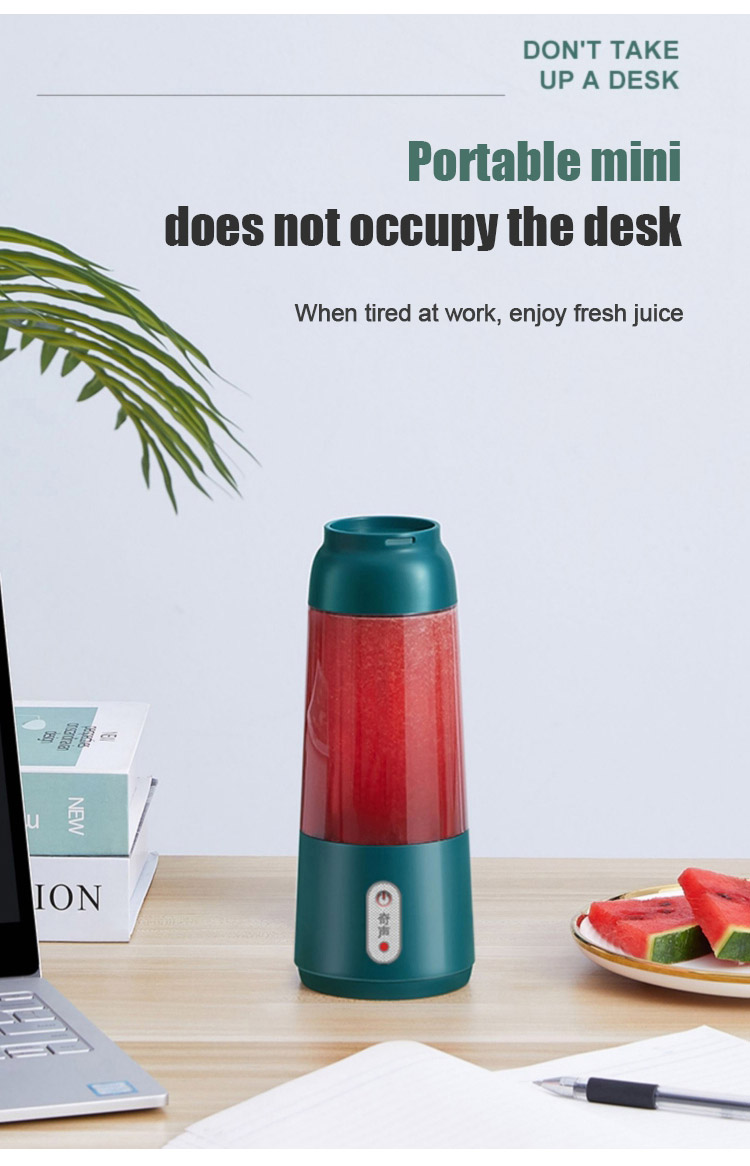 Portable Juicer Electric Blenders 6 Cutter Head Juicer Blenders USB Blender Mini Food Processor Smoothie