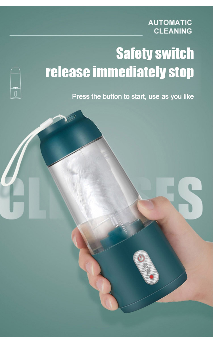 Portable Juicer Electric Blenders 6 Cutter Head Juicer Blenders USB Blender Mini Food Processor Smoothie