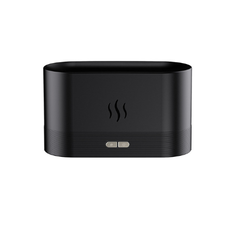 Air Humidifier Ultrasonic Cool Mist Maker Fogger Led Essential Oil Flame Lamp Difusor