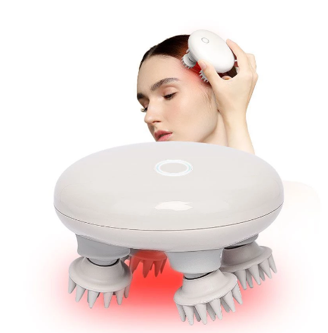 Uofenna Electric Massager Head Scalp Massage Cat Relax Shoulder Neck Deep Tissue Kneading Vibrating Device Body Health Care Tool