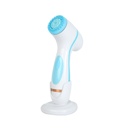 3 in1 Electric Facial Cleansing Brush Silicone Rotating Deep Skin Horny BlackHead Makeup Remover Skin Care Beauty Instrument