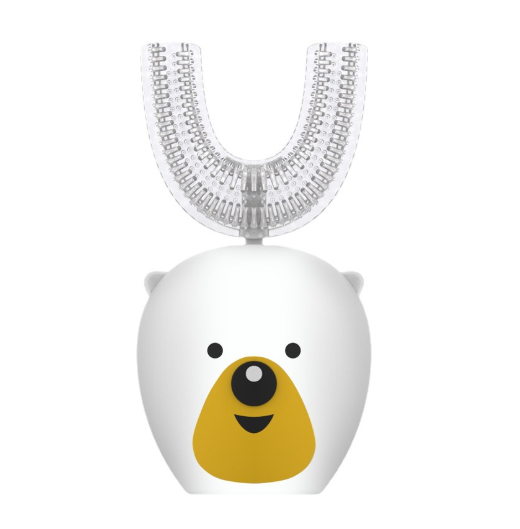 Electric Toothbrush for Kids Children Automatic Sonic U Shaped Brush Head  Smart 360 Degrees