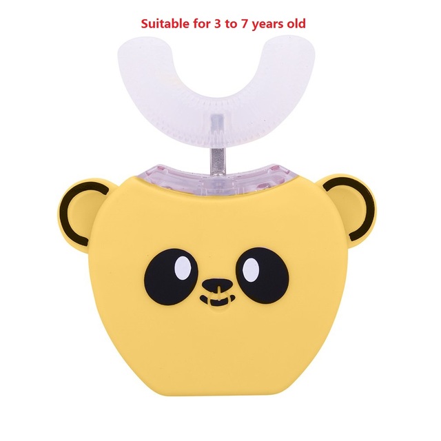 360 Degrees Kids Sonic Electric Toothbrush Music Silicon Automatic Ultrasonic Teeth Tooth Brush Cartoon Pattern Children