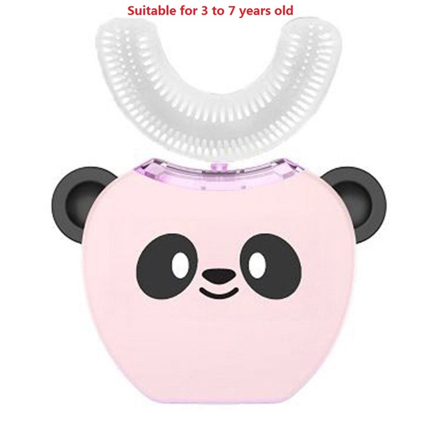 360 Degrees Kids Sonic Electric Toothbrush Music Silicon Automatic Ultrasonic Teeth Tooth Brush Cartoon Pattern Children