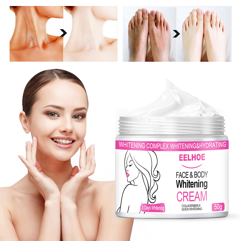 Whitening Cream Bleaching Body Lightening Cream Underarm Back Whitening Cream Legs Knees Body White For Dark Black Skin