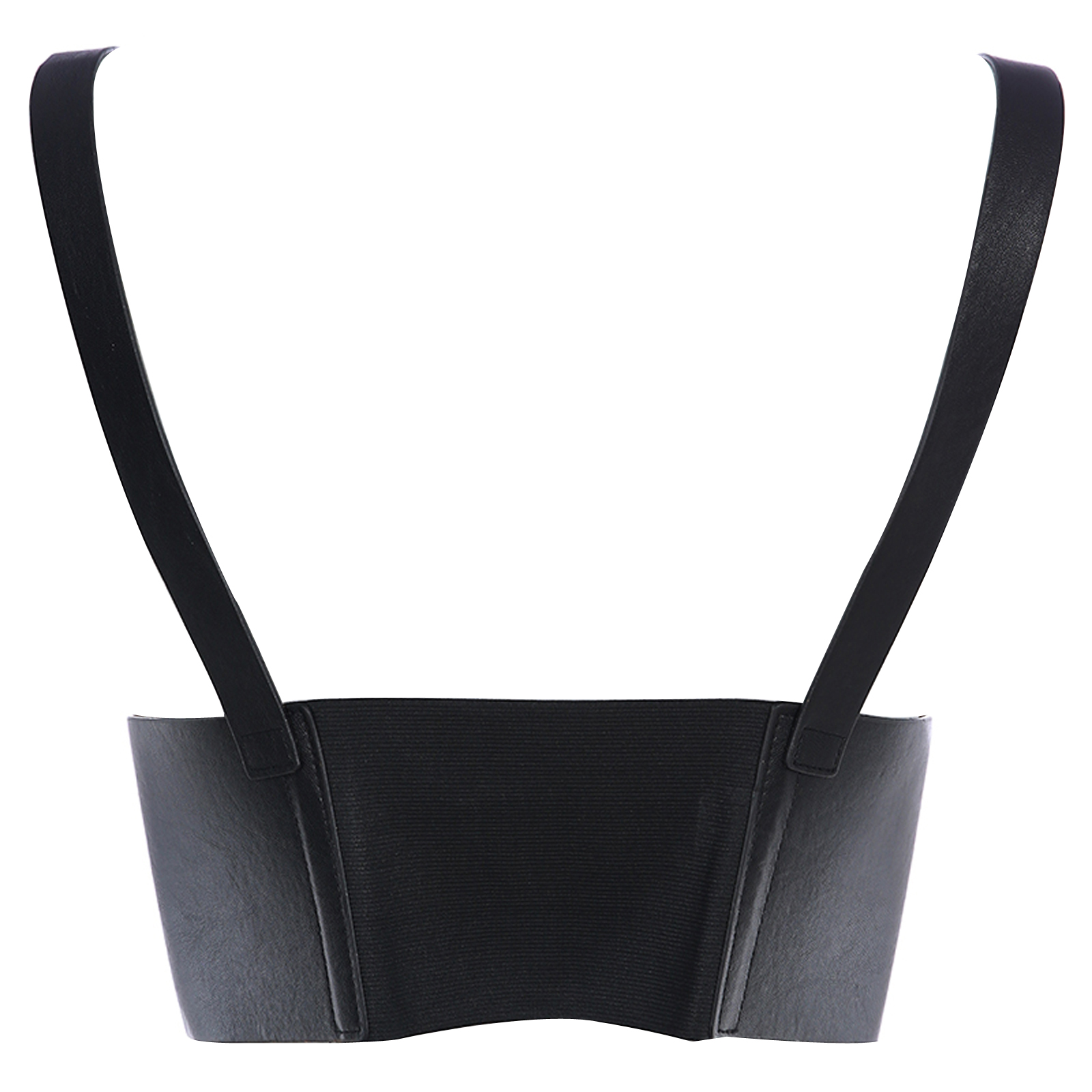 Belt for Dress Elastic Lace-up Cinch Belt PU Leather High Waist Black Corset Belt for Women