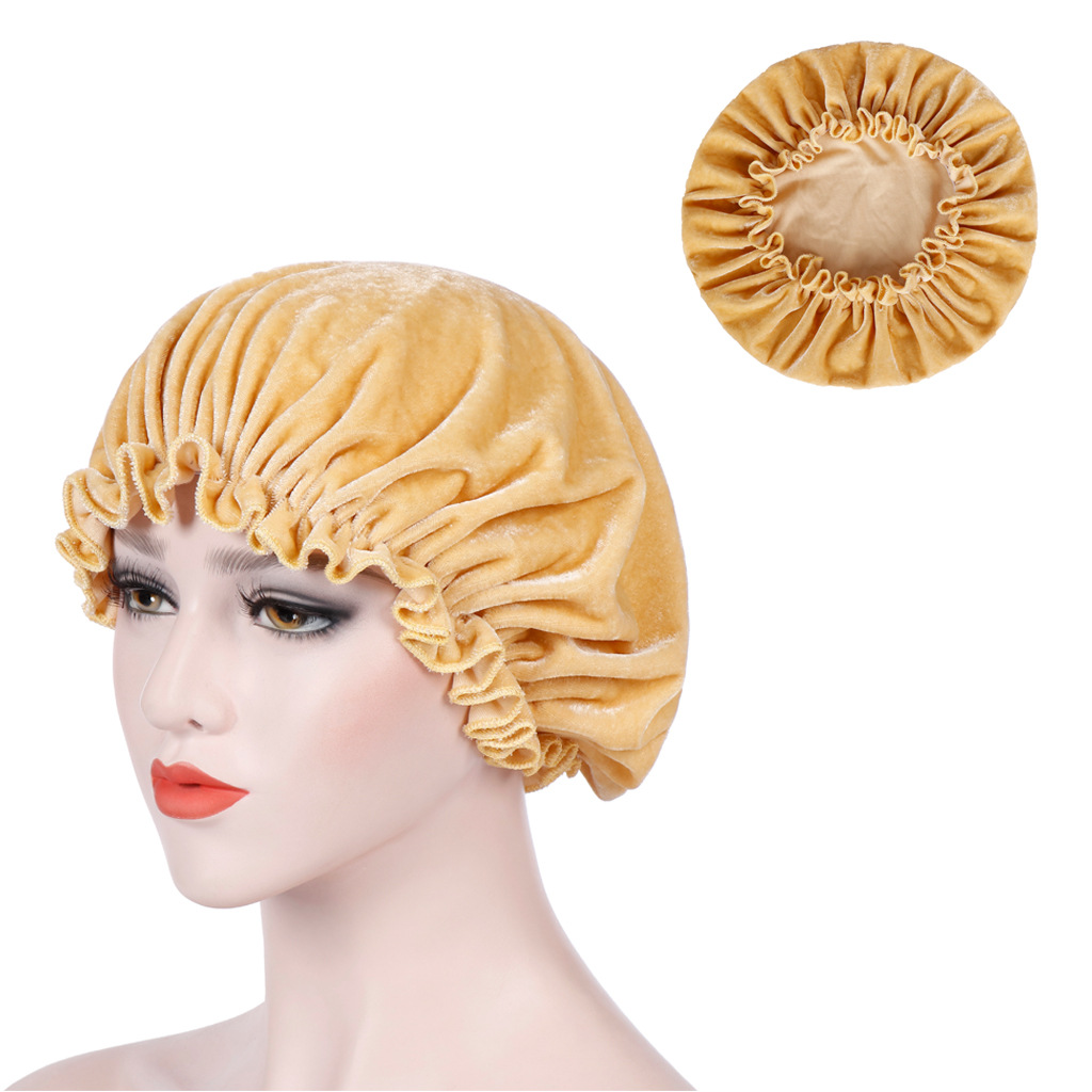 Muslim nightcap women's short hair Baotou confinement cap turban cap
