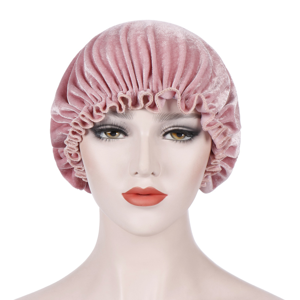 Muslim nightcap women's short hair Baotou confinement cap turban cap