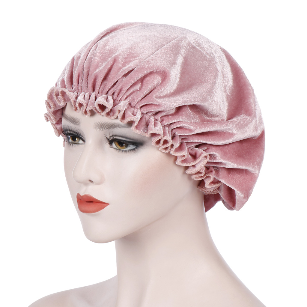 Muslim nightcap women's short hair Baotou confinement cap turban cap