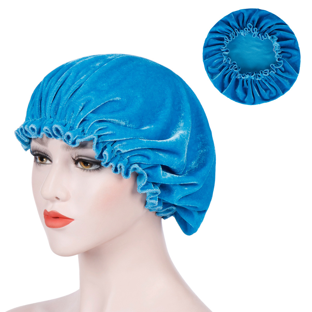 Muslim nightcap women's short hair Baotou confinement cap turban cap