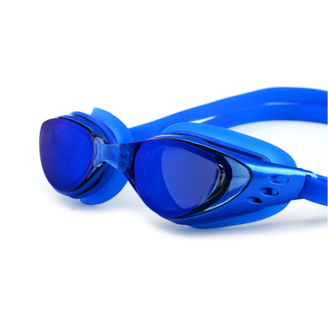 Myopia Swimming glasses  Waterproof Anti-Fog arena Prescription swim eyewear water Silicone Big diving goggles Men Women