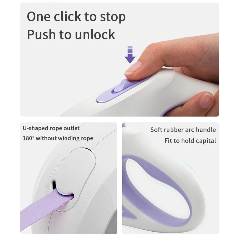 Led Lights Dog Leash Retractable Pet Leads Traction Rope Belt Durable Large Dog Walk Run Leash Lead Automatic Cat Lead Extension