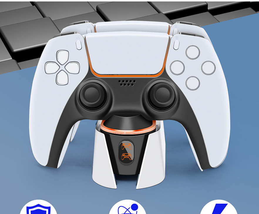 HEYSTOP Fast Charger Station for PS 5 PS5 Game Controller Dock Station for PS5 Joystick Gamepads