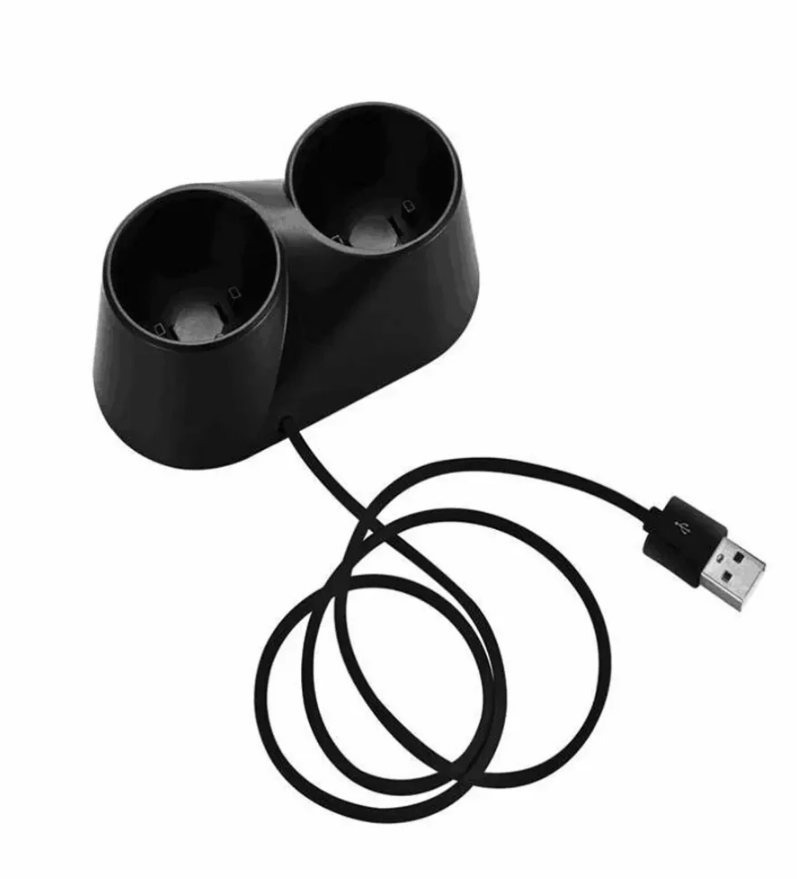 Game Controller Handle Dock Charger Wireless 2 ove Motion Dock for PS4/PS Move Handle Station 2 Gamepad Station DC 5V