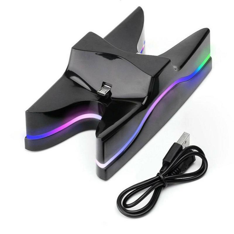 Dual Usb Charging Led Dock Station Stand Voor PS4 Playstation 4 Game Controller Handvat Lader Beugel Voor Ps 4 Controller