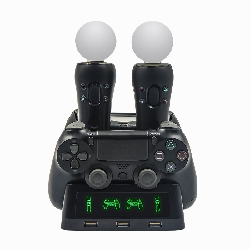 PS4 Controller Charger Dual Fast PS4 Charging Dock for Playstation 4 with LED Indicator