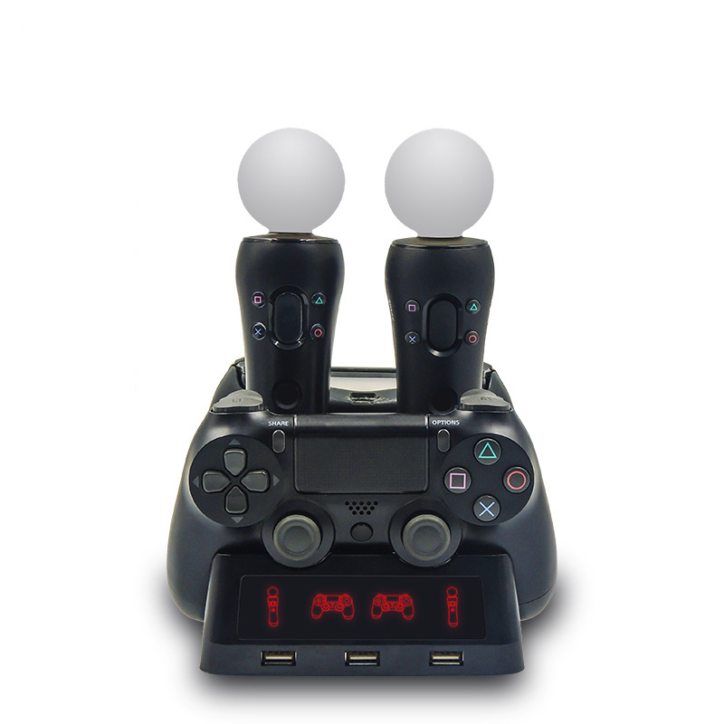 PS4 Controller Charger Dual Fast PS4 Charging Dock for Playstation 4 with LED Indicator