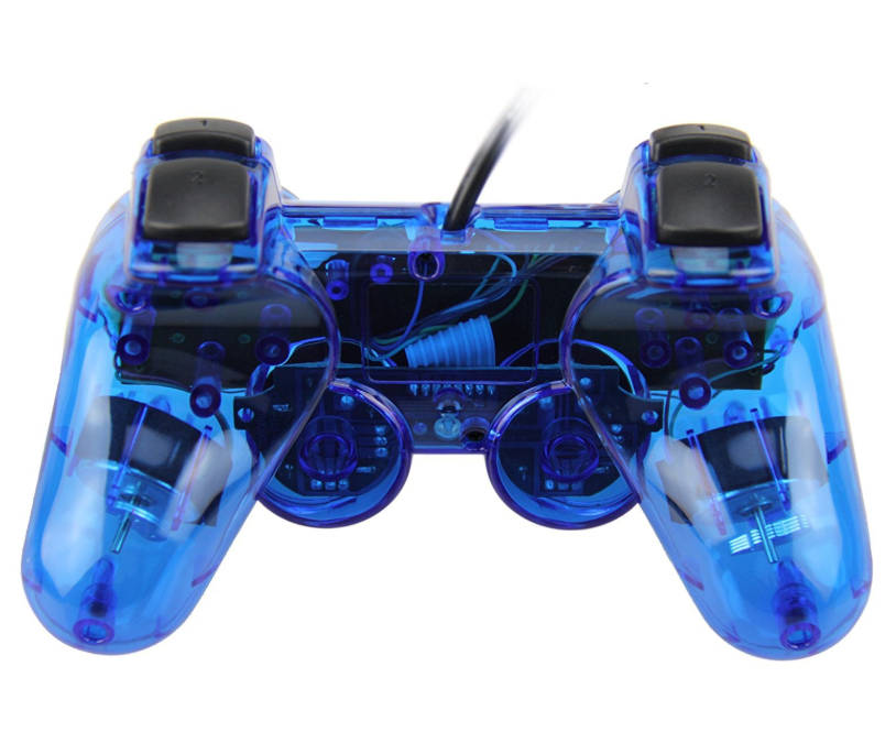 Wired Gamepad for Sony PS2 Controller for Mando PS1/PS2 Joystick for plasystation  Double Vibration Shock Joypad Wired Controle