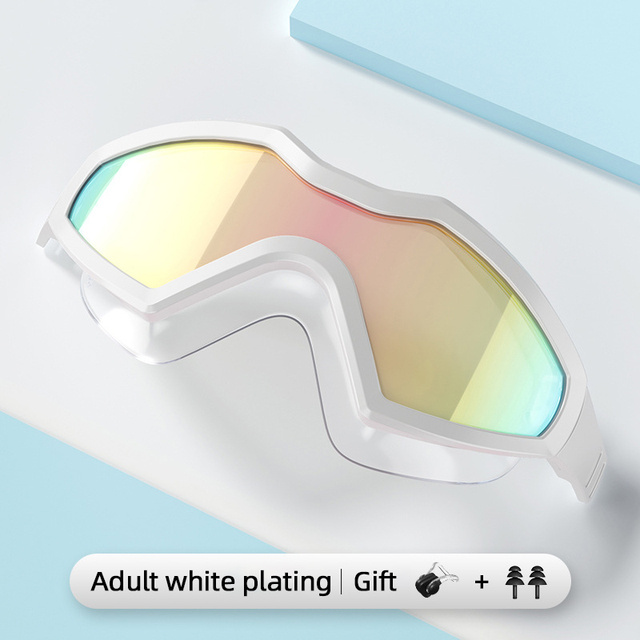 2022 New Professional Waterproof Plating Clear Double Anti-fog Swim Glasses Anti-UV Men Women Adult E swimming goggles