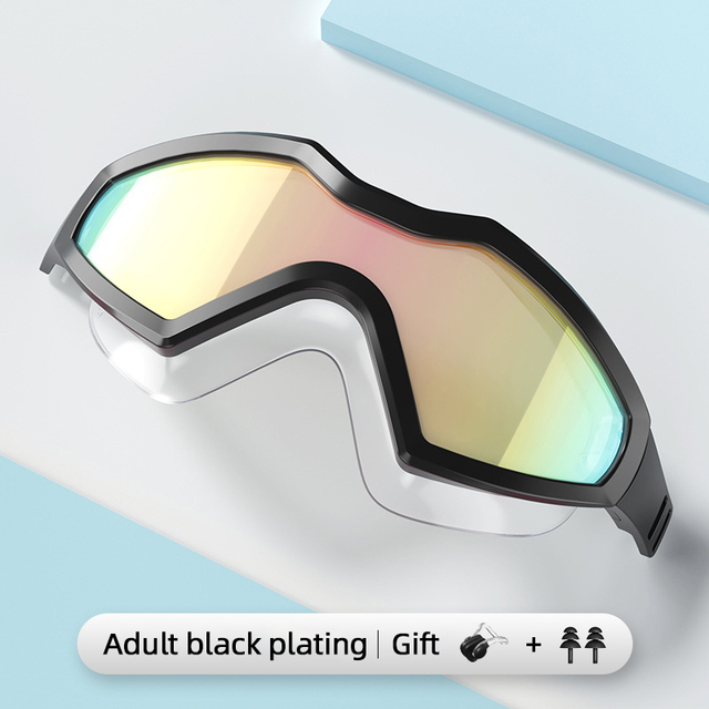 2022 New Professional Waterproof Plating Clear Double Anti-fog Swim Glasses Anti-UV Men Women Adult E swimming goggles