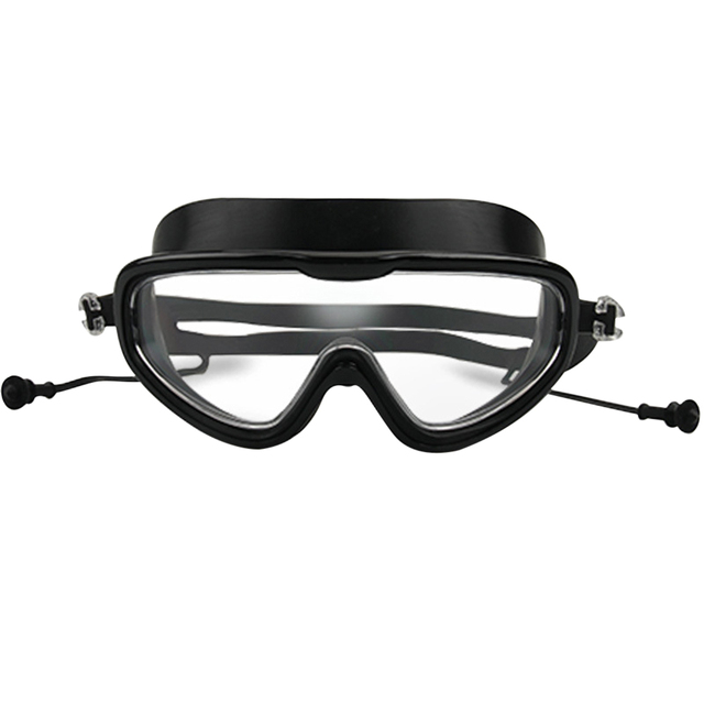 Professional Swimming Goggles Swimming Glasses with Earplugs Anti-fog Pool Glasses for Men Women Snorkeling Eyewear