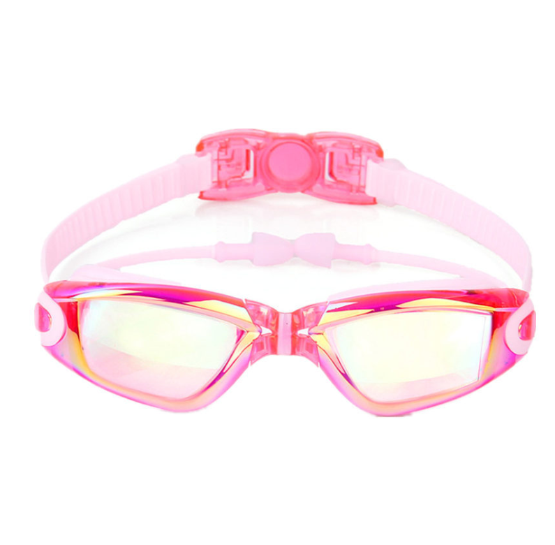 Cartoon Kids Swimming Goggles With Ears Plug Swim Cap Set Boys Girls Anti Fog Silicone for Children Swim Eyewear Pool Glasses