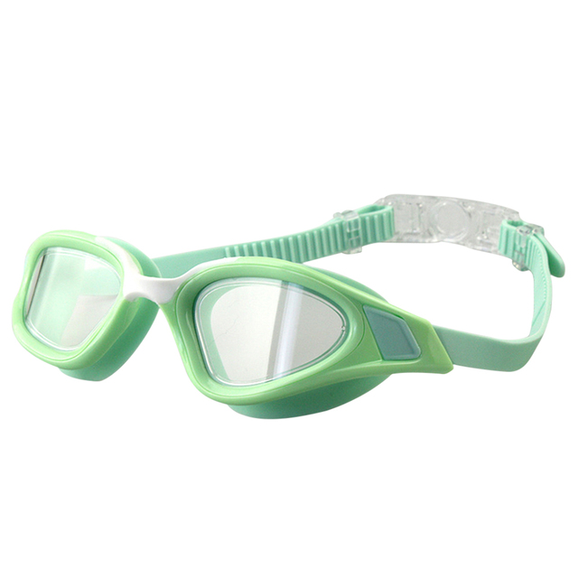 Large Frame Polarized Swimming Glasses Eyewear UV Protection Outdoor Waterproof HD Anti-fog Swim Diving Goggles for Adults Men