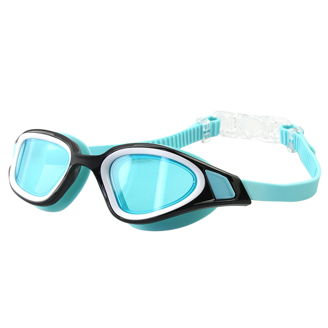 Large Frame Polarized Swimming Glasses Eyewear UV Protection Outdoor Waterproof HD Anti-fog Swim Diving Goggles for Adults Men