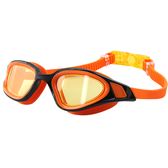 Large Frame Polarized Swimming Glasses Eyewear UV Protection Outdoor Waterproof HD Anti-fog Swim Diving Goggles for Adults Men