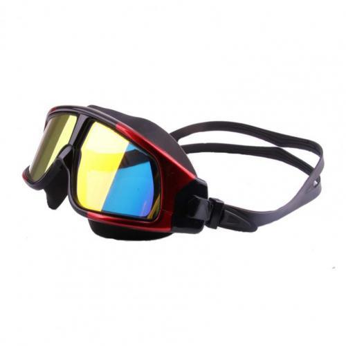 Swimming Goggles Anti-fog Shockproof Waterproof Large Frame Electroplate Swiming Glasses Eyewear for Beach