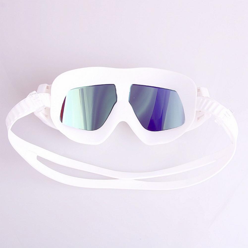 Swimming Goggles Anti-fog Shockproof Waterproof Large Frame Electroplate Swiming Glasses Eyewear for Beach
