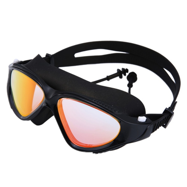 Goggles Professional adult Silicone Swimming Goggles Anti-fog UV Swimming Glasses for Men Women Eyewear