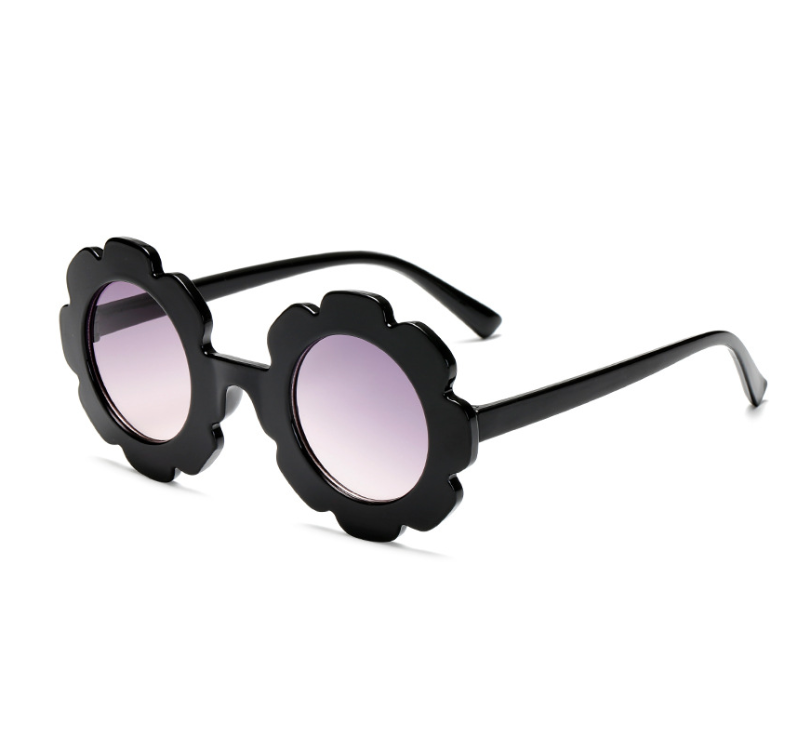 Korea New Kids Sunglasses Children Round Flower Sun glasses Girls Boys Baby Sport Shades Glasses UV400 Eyewear