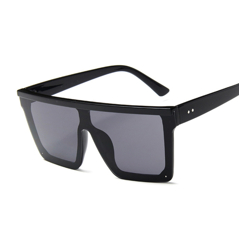 Oversized Shades Sunglasses Men Black Fashion Square Sun Glasses Male Vintage Retro Glasses Female Women