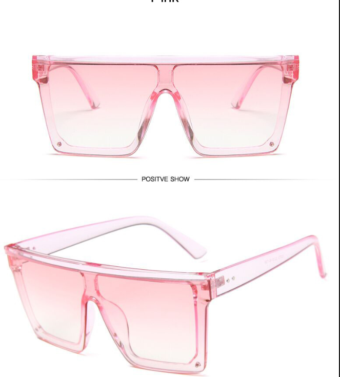 Oversized Shades Sunglasses Men Black Fashion Square Sun Glasses Male Vintage Retro Glasses Female Women