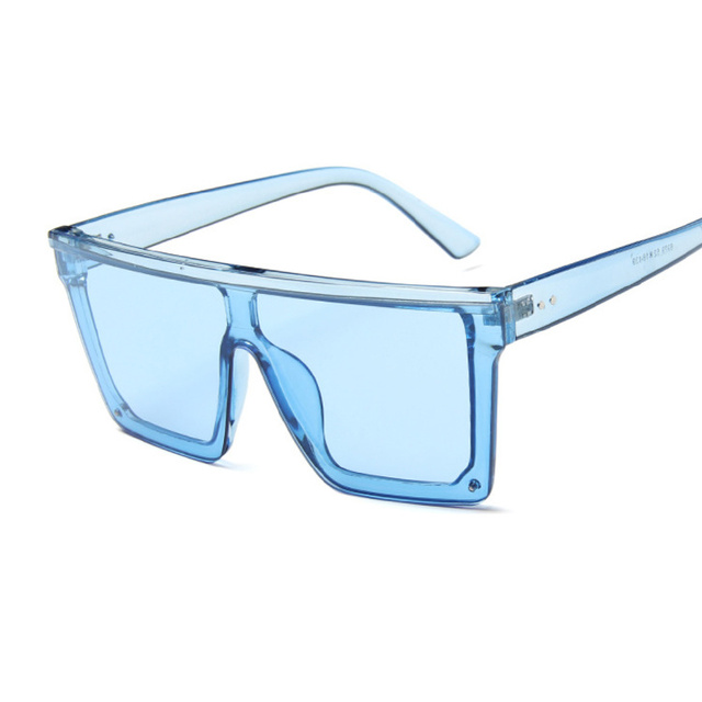 Oversized Shades Sunglasses Men Black Fashion Square Sun Glasses Male Vintage Retro Glasses Female Women