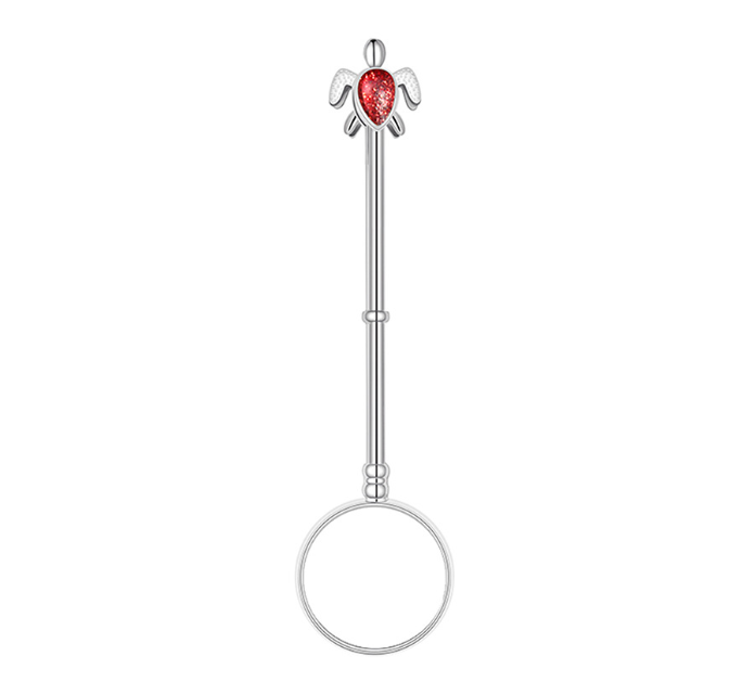 Kitchen  Dining room appliances Smoking Accessories New  Ring Frame Retro Portable Metal Finger Clip Portable Gift Set Color  Cigarette Holde