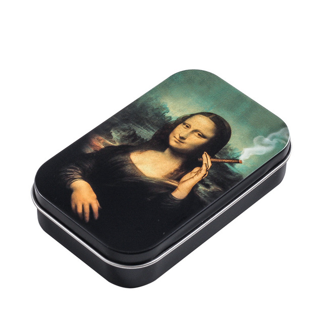 Kitchen  Dining room appliances Small Cigarette Box Metal Storage Box Tobacco Storage Box Cigarette Case Smoking Accessories