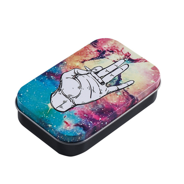 Kitchen  Dining room appliances Small Cigarette Box Metal Storage Box Tobacco Storage Box Cigarette Case Smoking Accessories