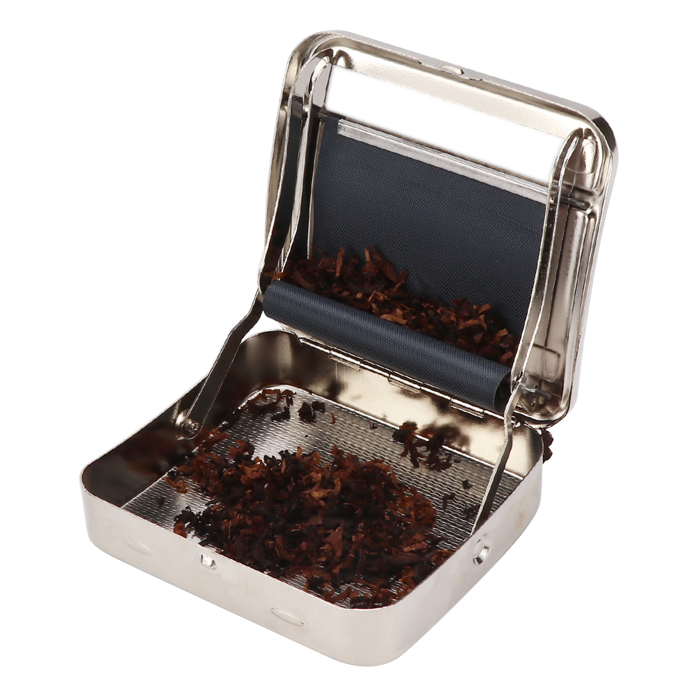 Kitchen  Dining room appliances New Metal Rolling Machine Tobacco Roller Cigarette Case 70mm  Tobacco Roller Cigarette  Machine For Smoking