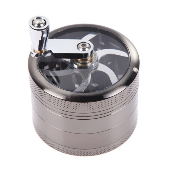 40mm Herbal Crusher Tobacco Grinder Smoke Manual Kitchen Herb Metal Layer Grinders Spice Mill Cigarette Accessories