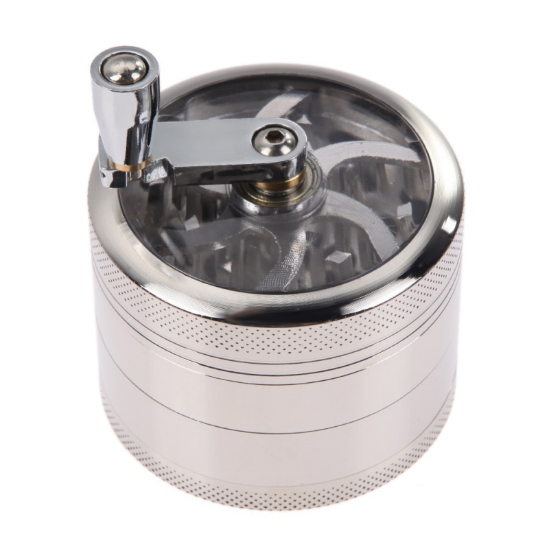 40mm Herbal Crusher Tobacco Grinder Smoke Manual Kitchen Herb Metal Layer Grinders Spice Mill Cigarette Accessories