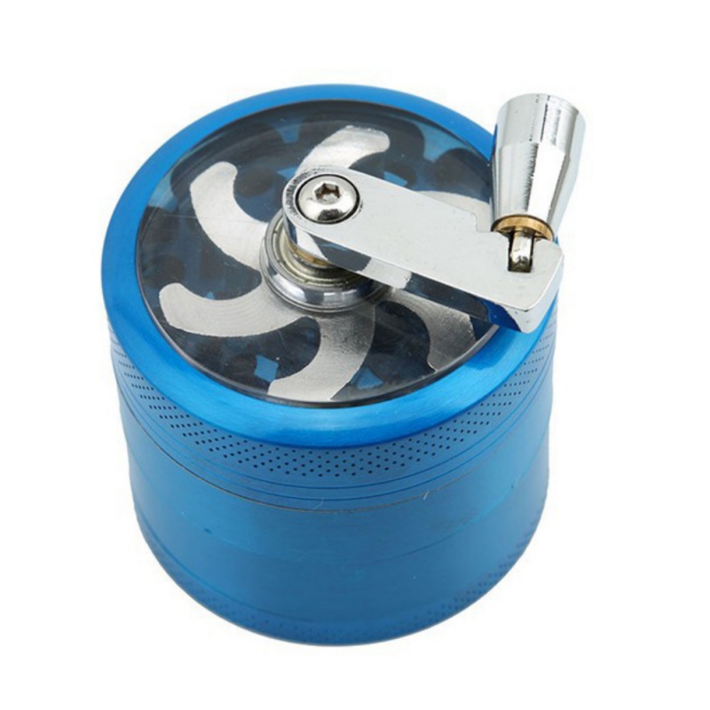 40mm Herbal Crusher Tobacco Grinder Smoke Manual Kitchen Herb Metal Layer Grinders Spice Mill Cigarette Accessories