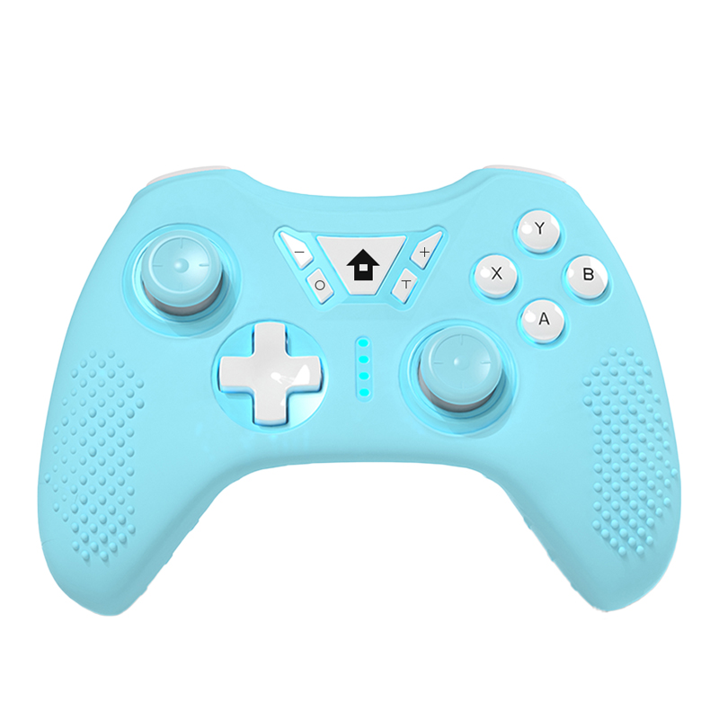 Wireless blue tooth game Controller Joystick Gamepad For  Switch Pro Wireless Joystick With Silicone Case