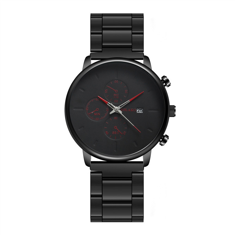 Watches Men Mechanical Wrtwatches Explosions Fashion Men's Calendar Watch Men's High-end Steel Band Quartz