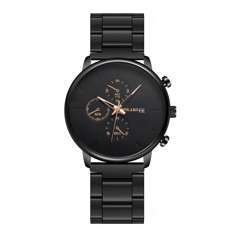 Watches Men Mechanical Wrtwatches Explosions Fashion Men's Calendar Watch Men's High-end Steel Band Quartz