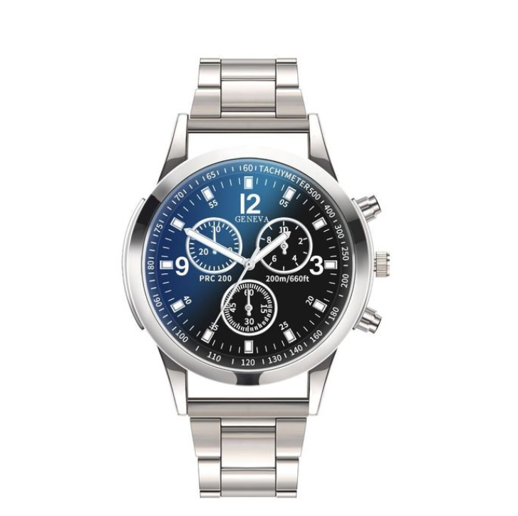 Leisure Business Silver Watch for Men Sports Mens Watch Top Brand Luxury Clock Male Business Quartz Wristwatch